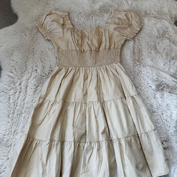 Princess Polly Daniela Mini Dress Tan - Picture 3 of 3